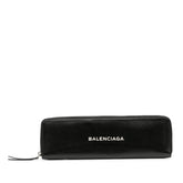Leather Logo Clutch